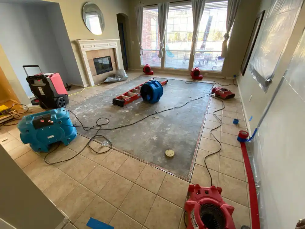 water damage restoration service Mansfield Center